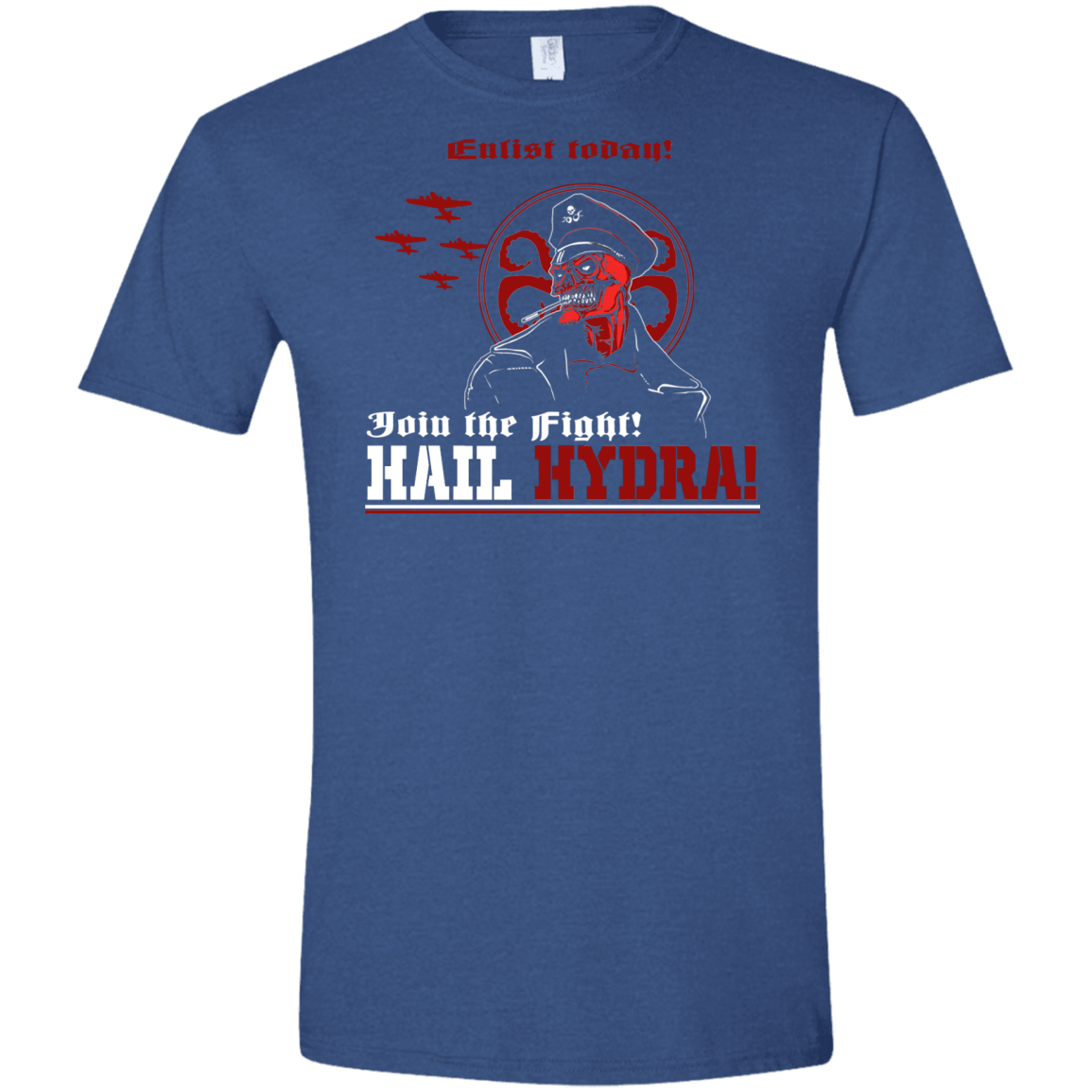 T-Shirts Heather Royal / X-Small Join The Fight Men's Semi-Fitted Softstyle