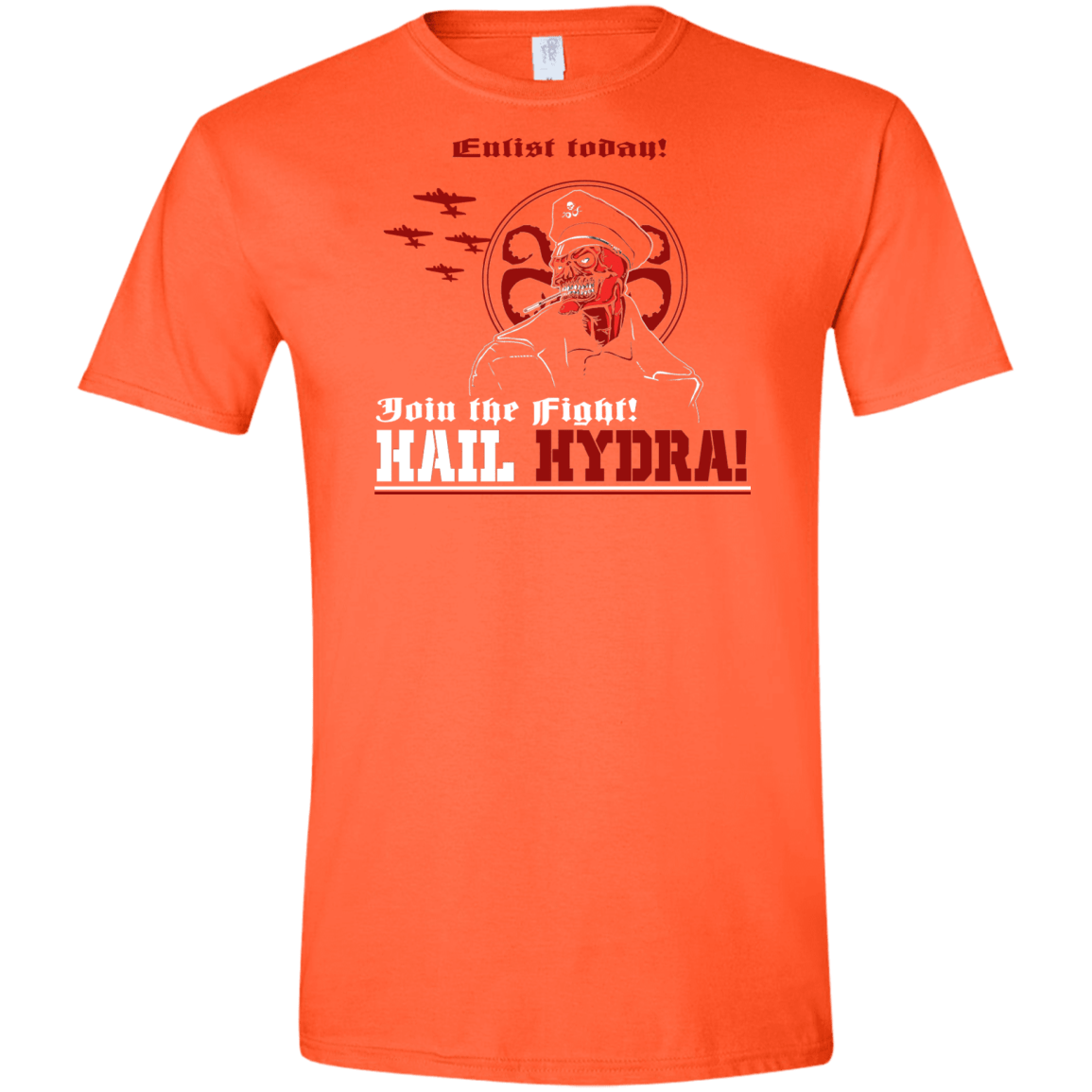 T-Shirts Orange / S Join The Fight Men's Semi-Fitted Softstyle