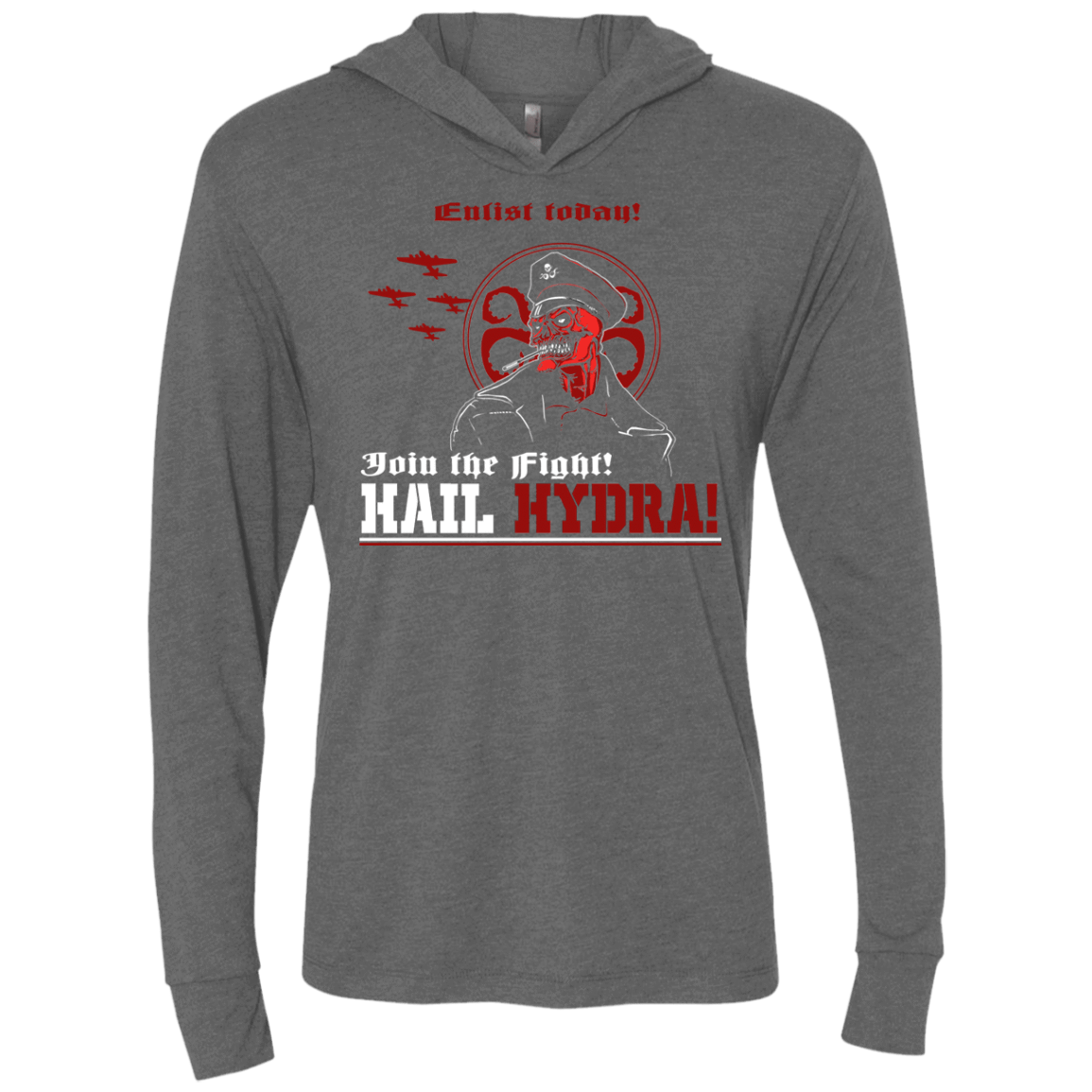 T-Shirts Premium Heather / X-Small Join The Fight Triblend Long Sleeve Hoodie Tee