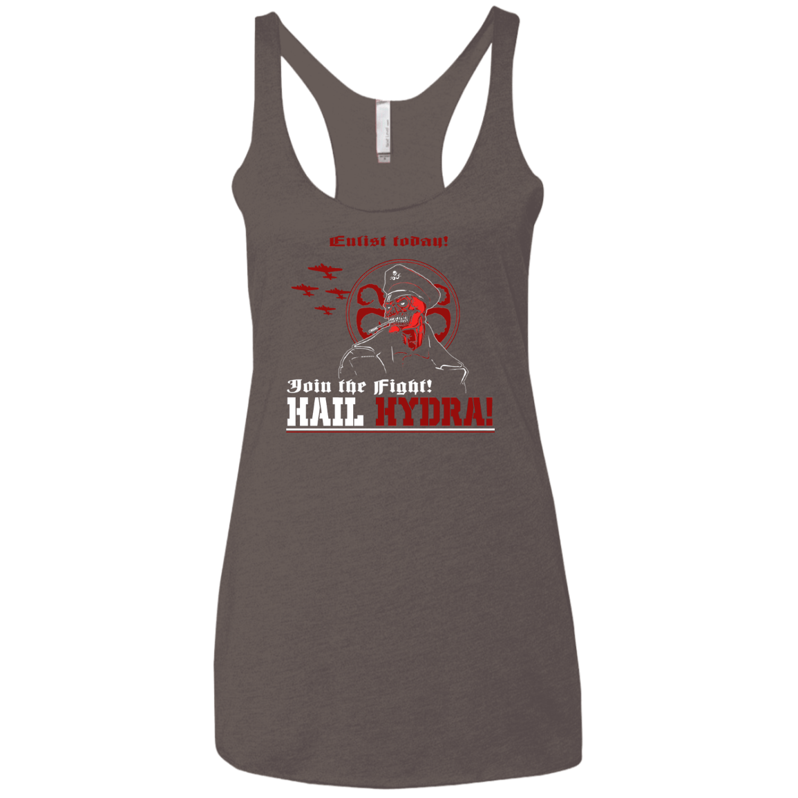 T-Shirts Macchiato / X-Small Join The Fight Women's Triblend Racerback Tank