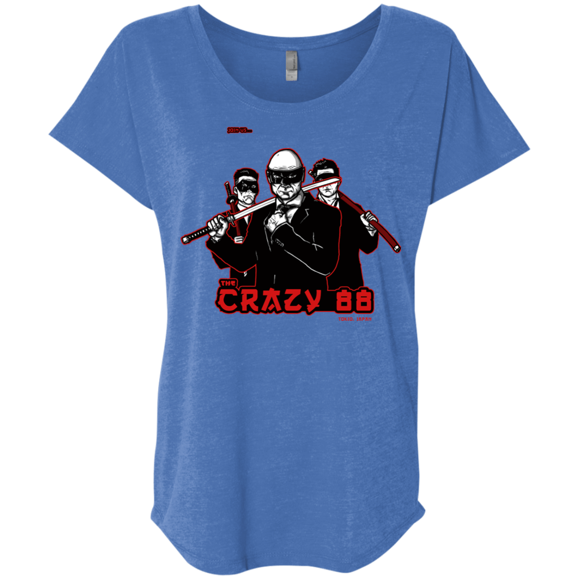 T-Shirts Vintage Royal / X-Small Join The Gang Triblend Dolman Sleeve