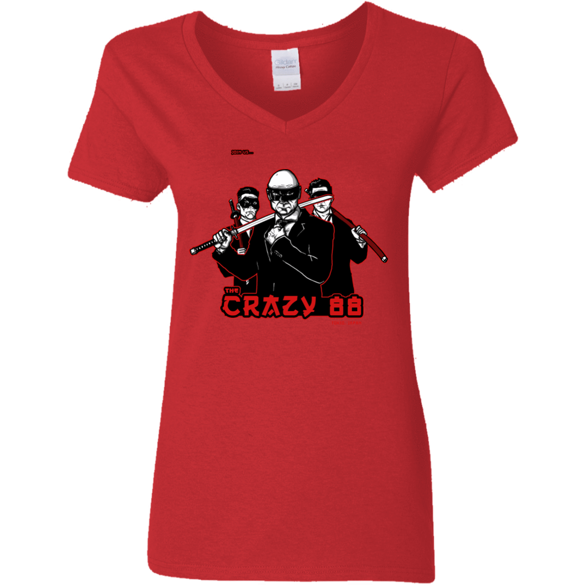 T-Shirts Red / S Join The Gang Women's V-Neck T-Shirt