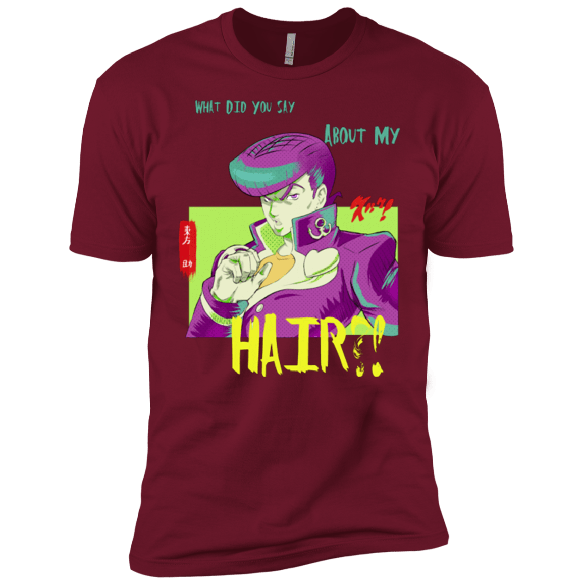 T-Shirts Cardinal / X-Small Jojo Josuke Bizarre Adventure Men's Premium T-Shirt