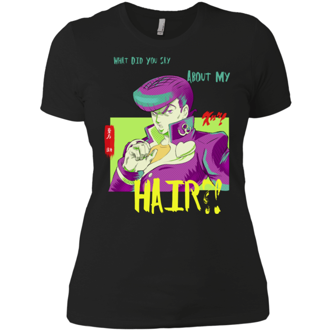 T-Shirts Black / X-Small Jojo Josuke Bizarre Adventure Women's Premium T-Shirt