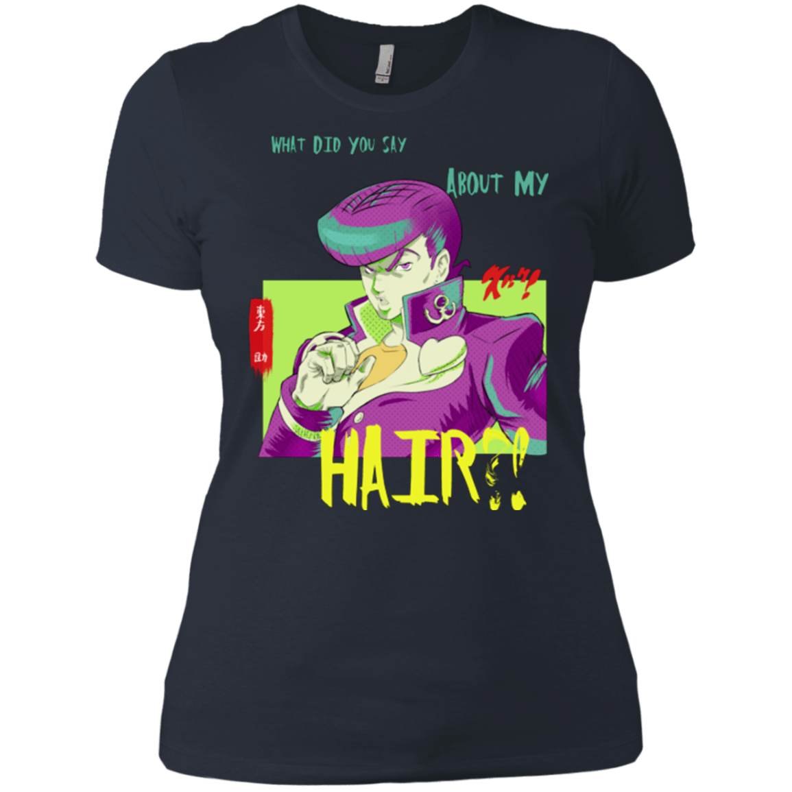 T-Shirts Indigo / X-Small Jojo Josuke Bizarre Adventure Women's Premium T-Shirt