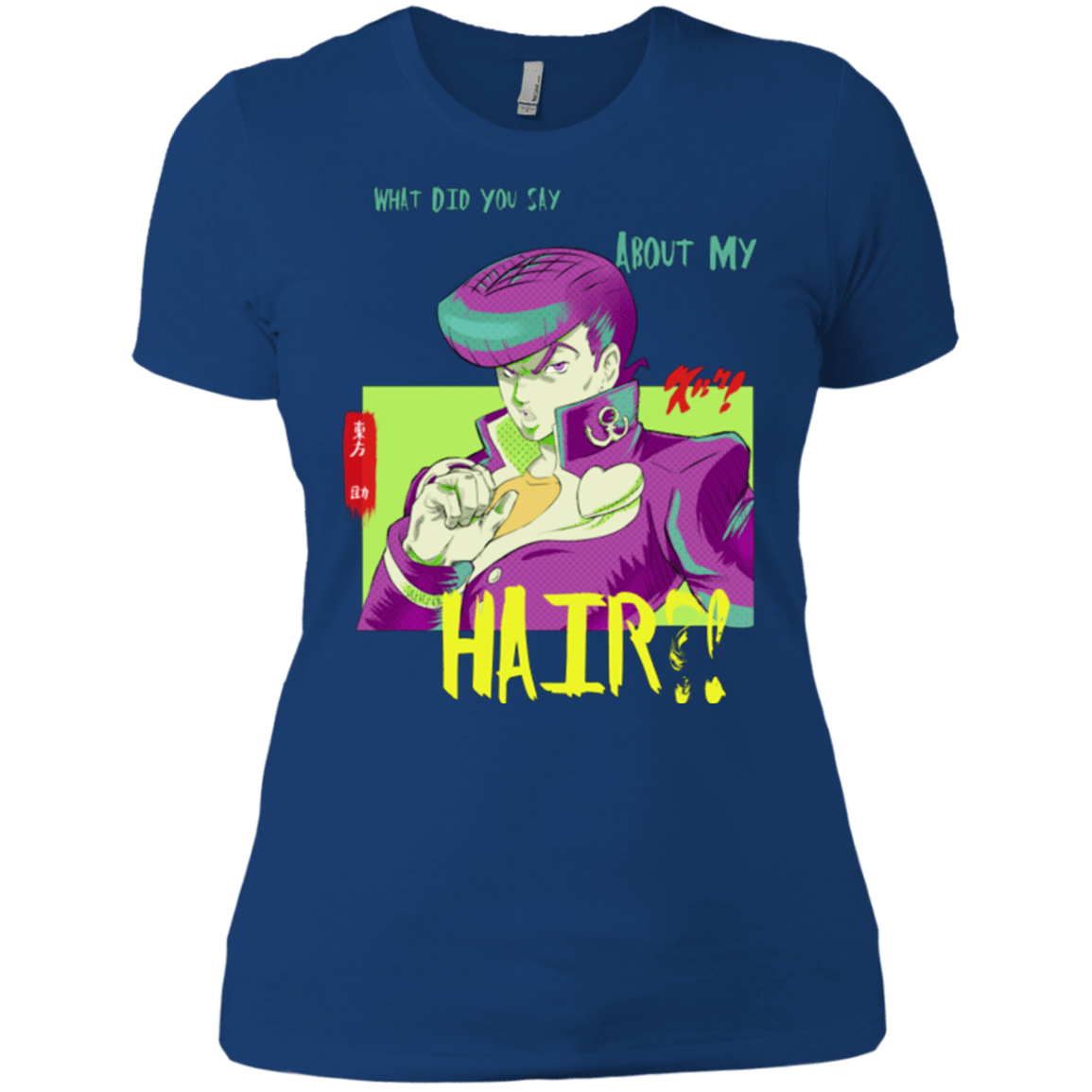 T-Shirts Royal / X-Small Jojo Josuke Bizarre Adventure Women's Premium T-Shirt