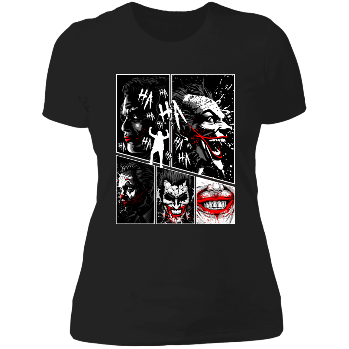 T-Shirts Black / X-Small Joke Manga Women's Premium T-Shirt