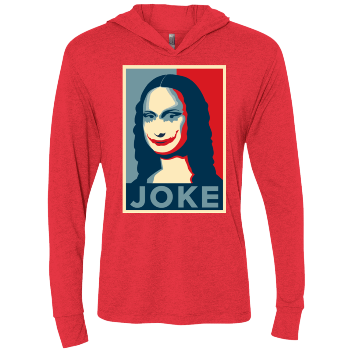 T-Shirts Vintage Red / X-Small Joke Onda Triblend Long Sleeve Hoodie Tee