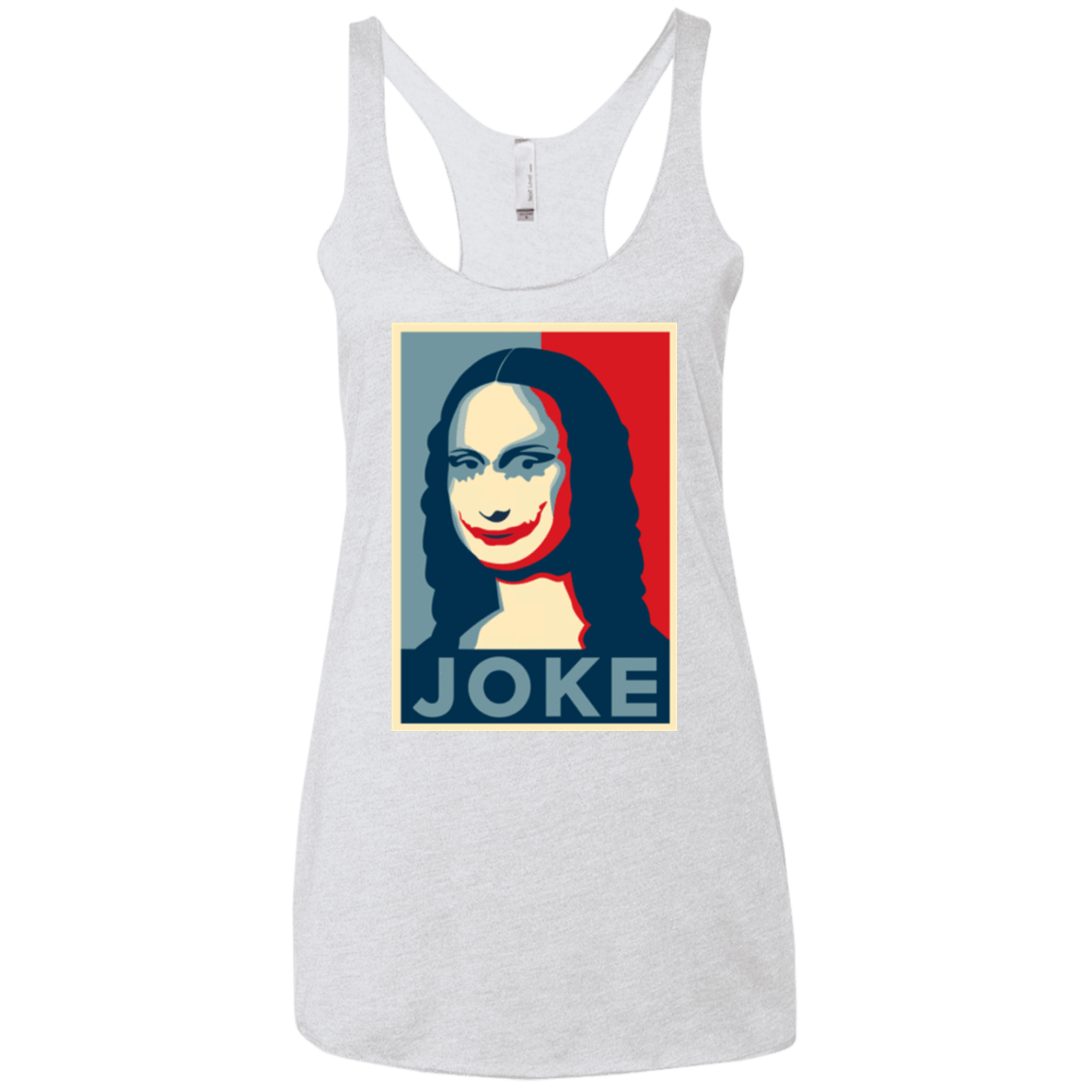 T-Shirts Heather White / X-Small Joke Onda Women's Triblend Racerback Tank