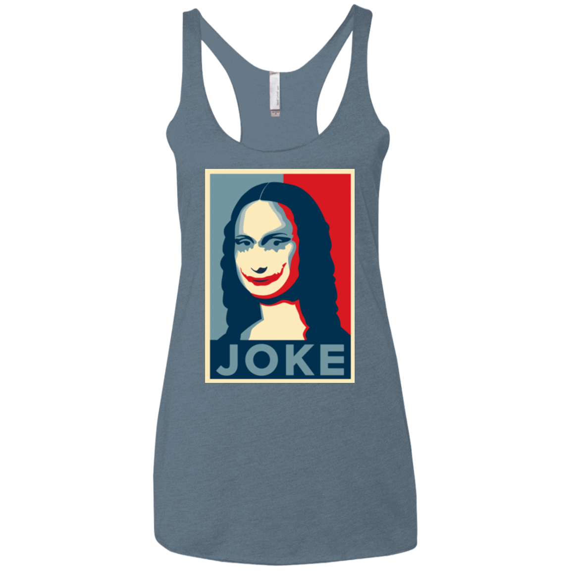T-Shirts Indigo / X-Small Joke Onda Women's Triblend Racerback Tank
