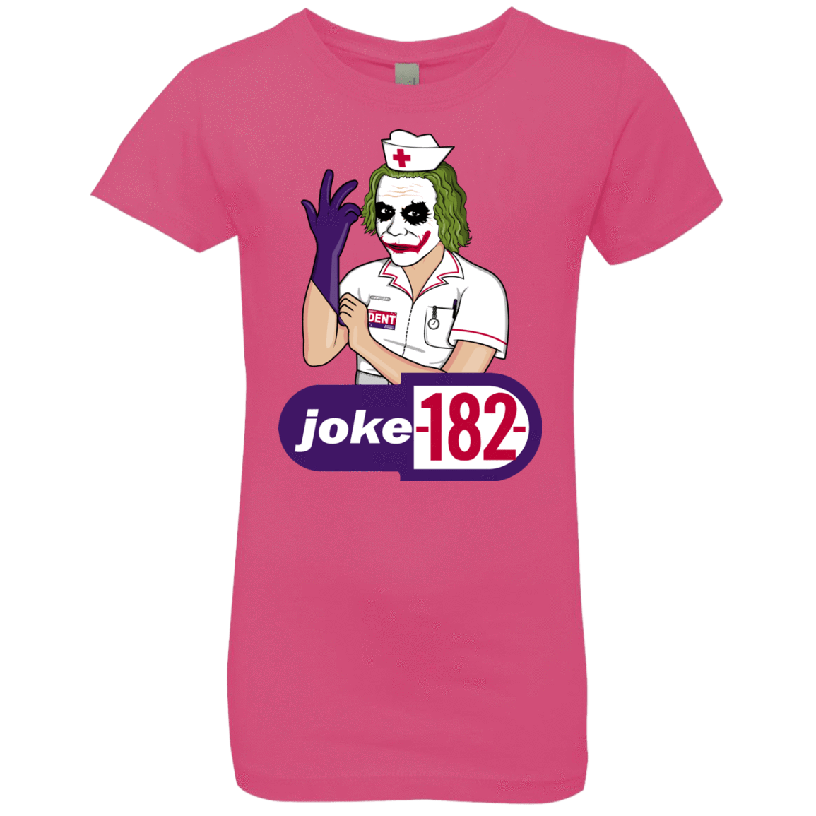 T-Shirts Hot Pink / YXS Joke182 Girls Premium T-Shirt