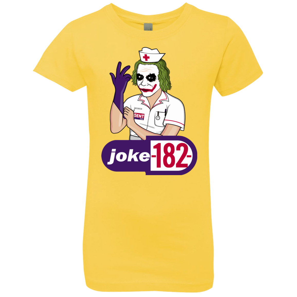 T-Shirts Vibrant Yellow / YXS Joke182 Girls Premium T-Shirt