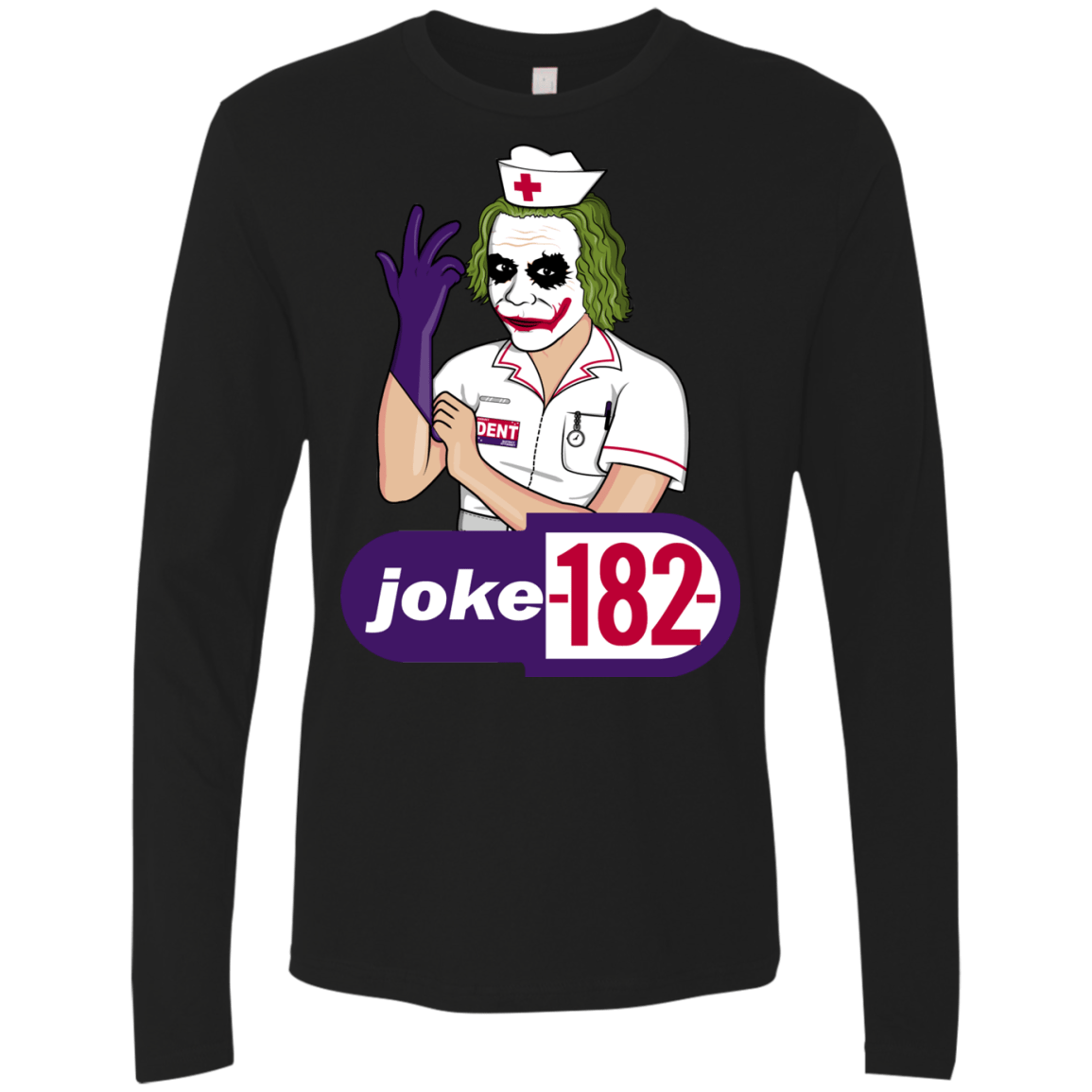 T-Shirts Black / Small Joke182 Men's Premium Long Sleeve