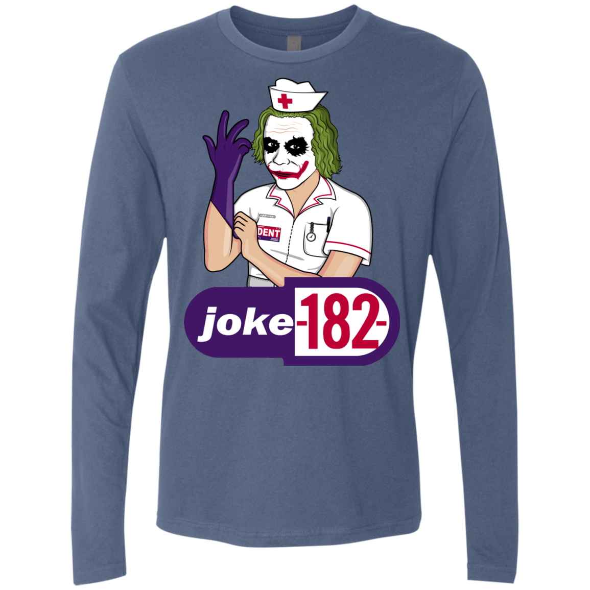 T-Shirts Indigo / Small Joke182 Men's Premium Long Sleeve