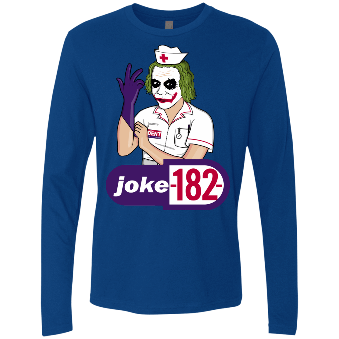 T-Shirts Royal / Small Joke182 Men's Premium Long Sleeve