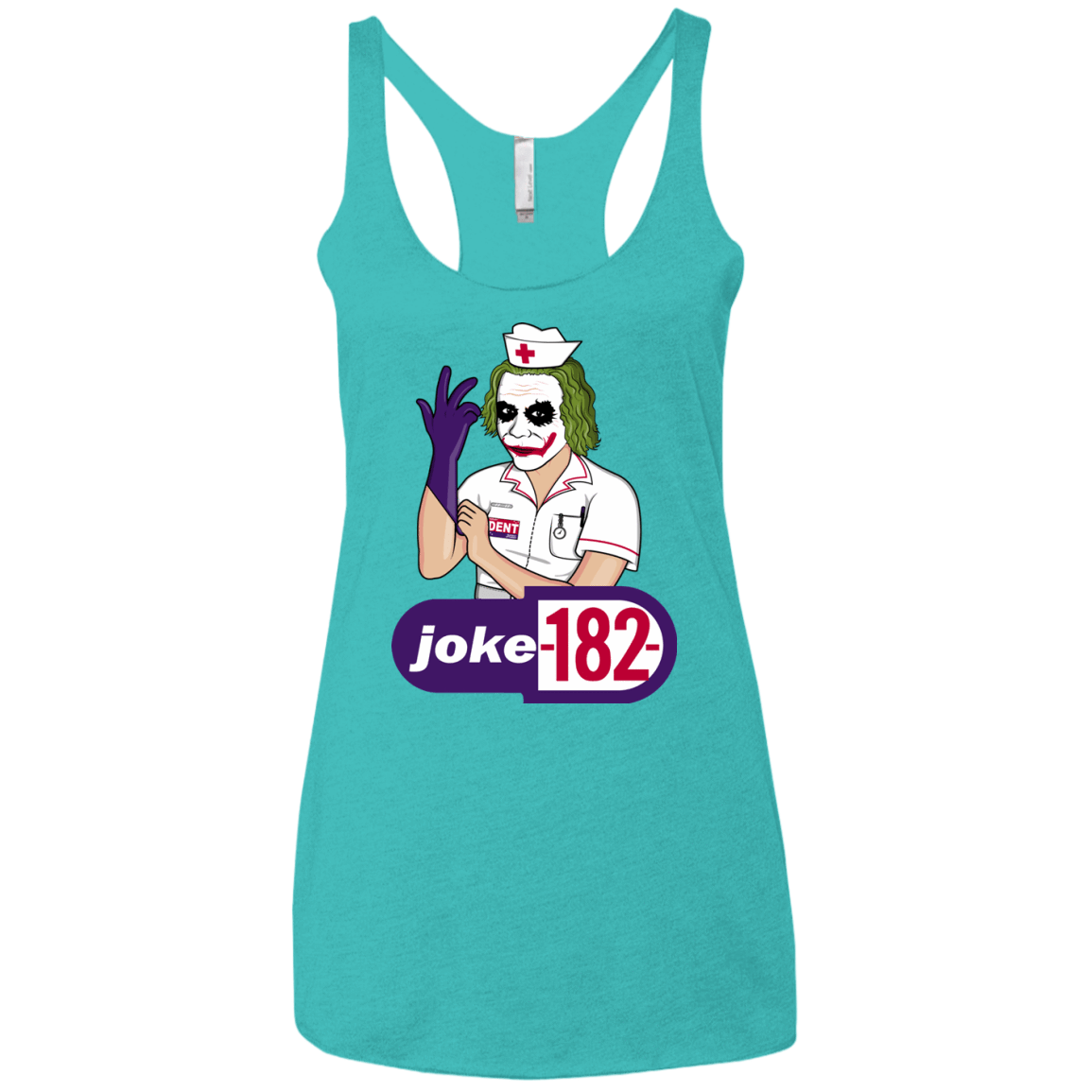 T-Shirts Tahiti Blue / X-Small Joke182 Women's Triblend Racerback Tank