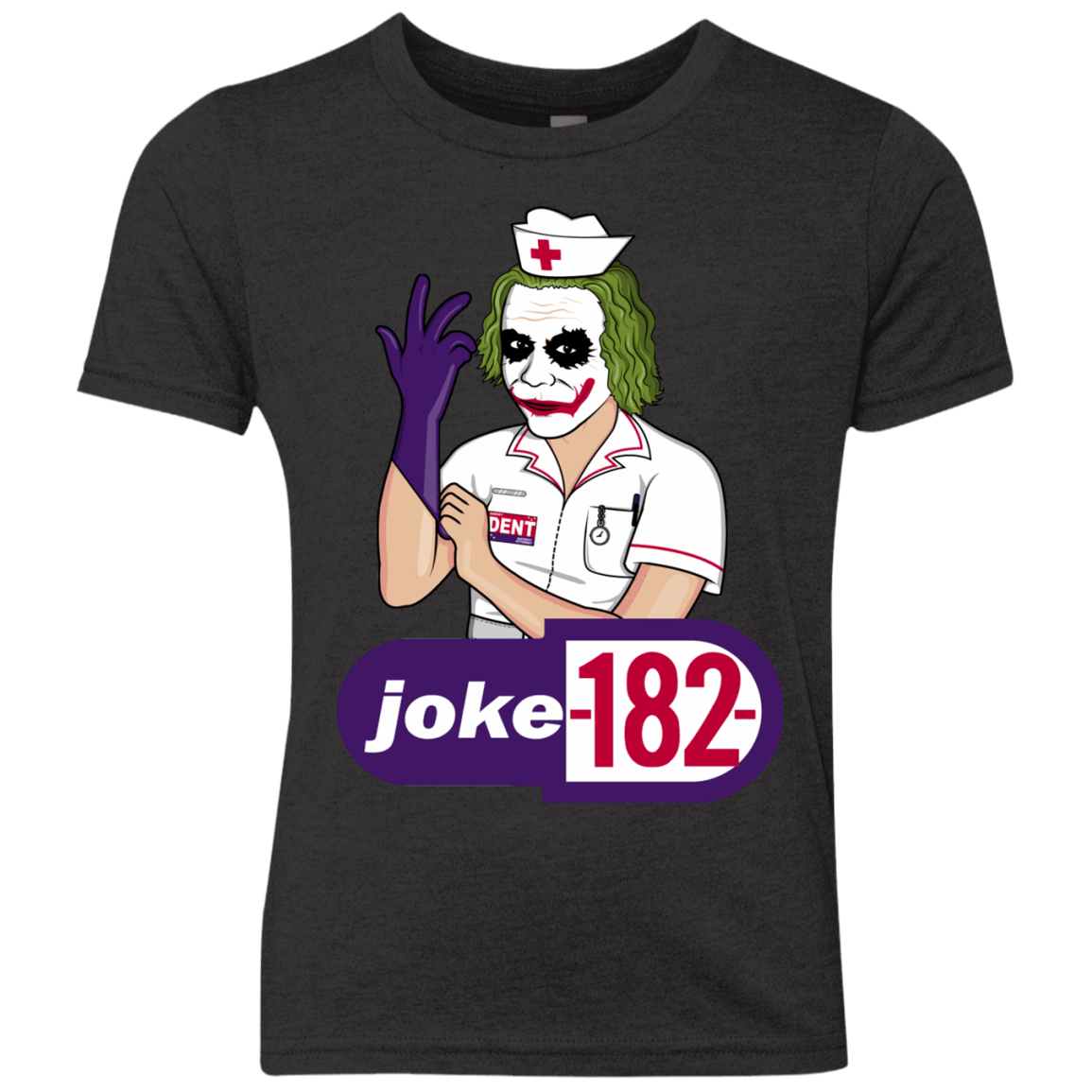 T-Shirts Vintage Black / YXS Joke182 Youth Triblend T-Shirt