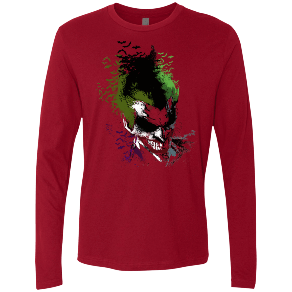 T-Shirts Cardinal / Small Joker 2 Men's Premium Long Sleeve