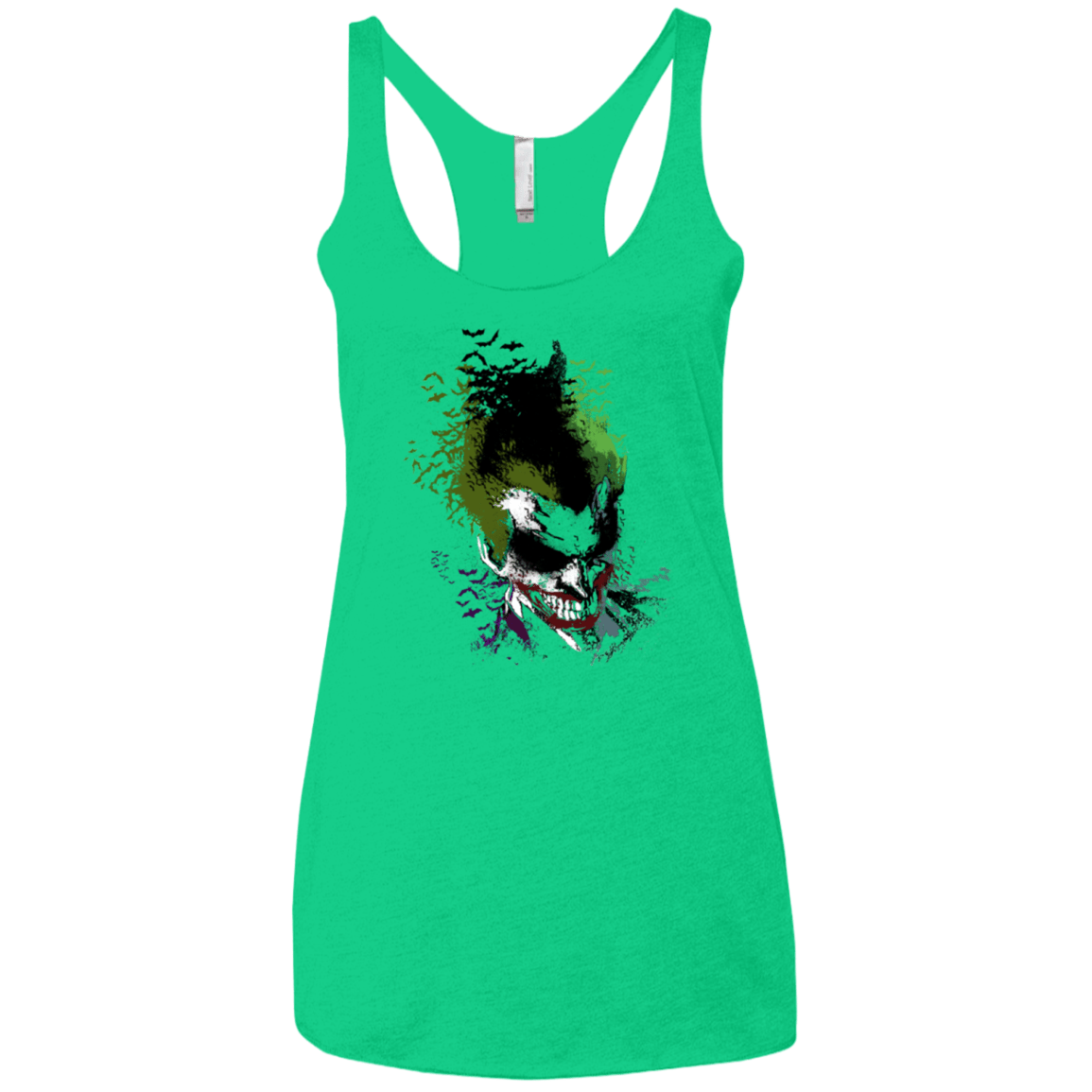 T-Shirts Envy / X-Small Joker 2 Women's Triblend Racerback Tank