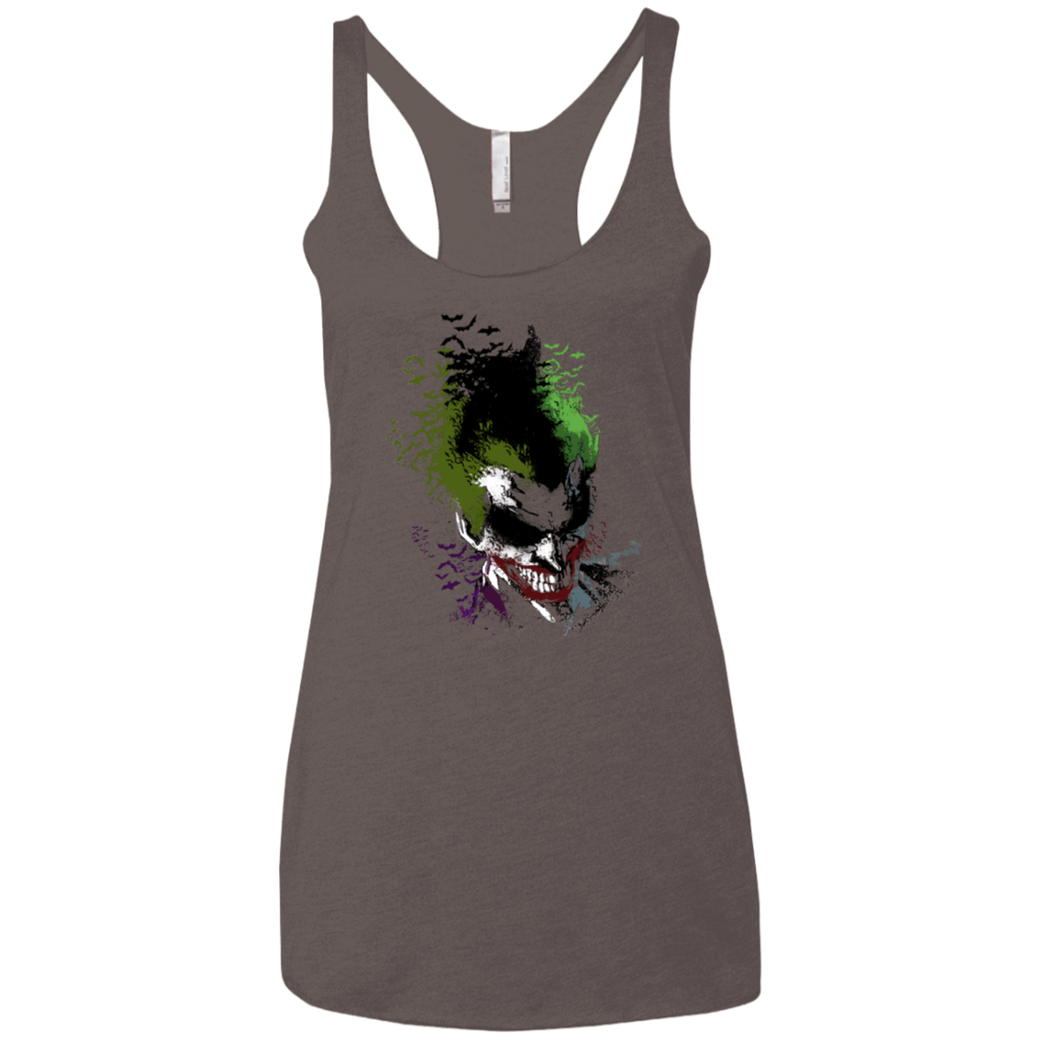 T-Shirts Macchiato / X-Small Joker 2 Women's Triblend Racerback Tank