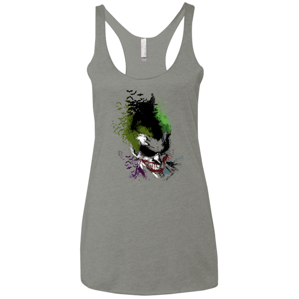 T-Shirts Venetian Grey / X-Small Joker 2 Women's Triblend Racerback Tank