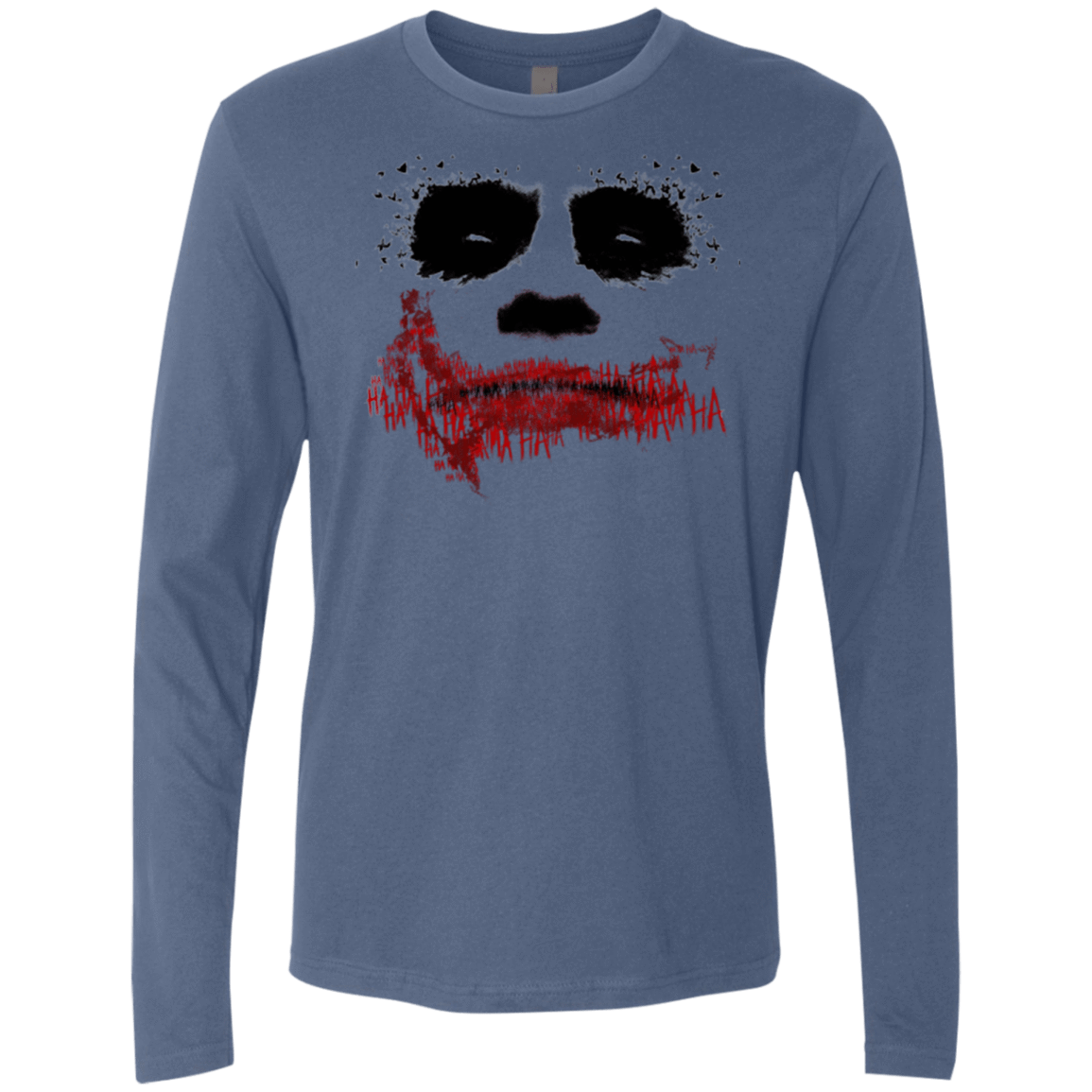 T-Shirts Indigo / Small Joker Men's Premium Long Sleeve