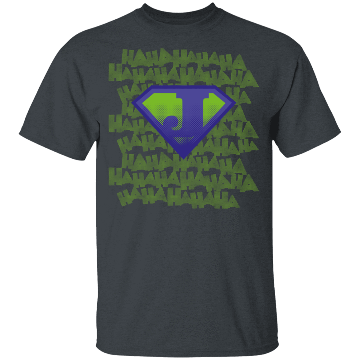 T-Shirts Dark Heather / YXS Joker Shield Youth T-Shirt