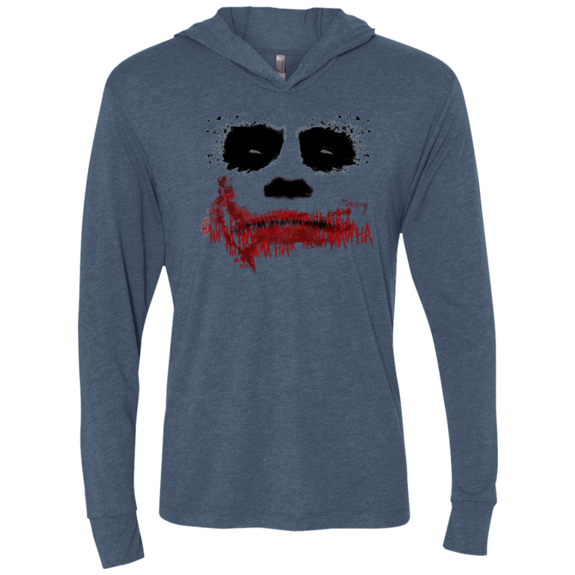 T-Shirts Indigo / X-Small Joker Triblend Long Sleeve Hoodie Tee