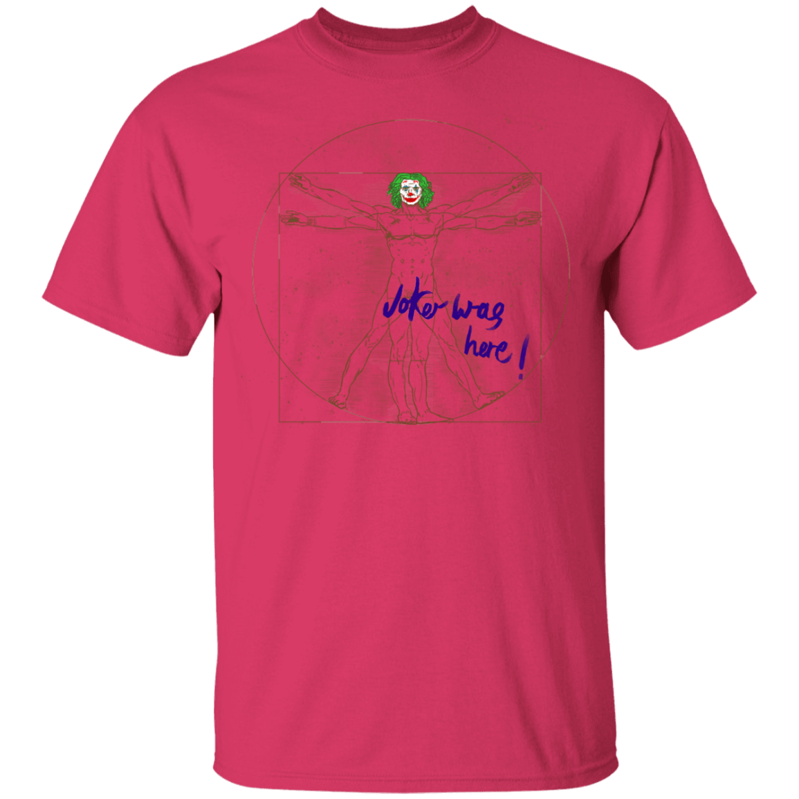 T-Shirts Heliconia / YXS Joker Was Here Youth T-Shirt