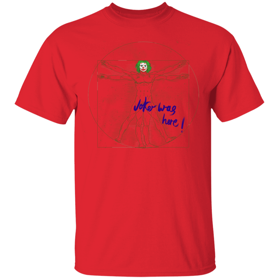 T-Shirts Red / YXS Joker Was Here Youth T-Shirt