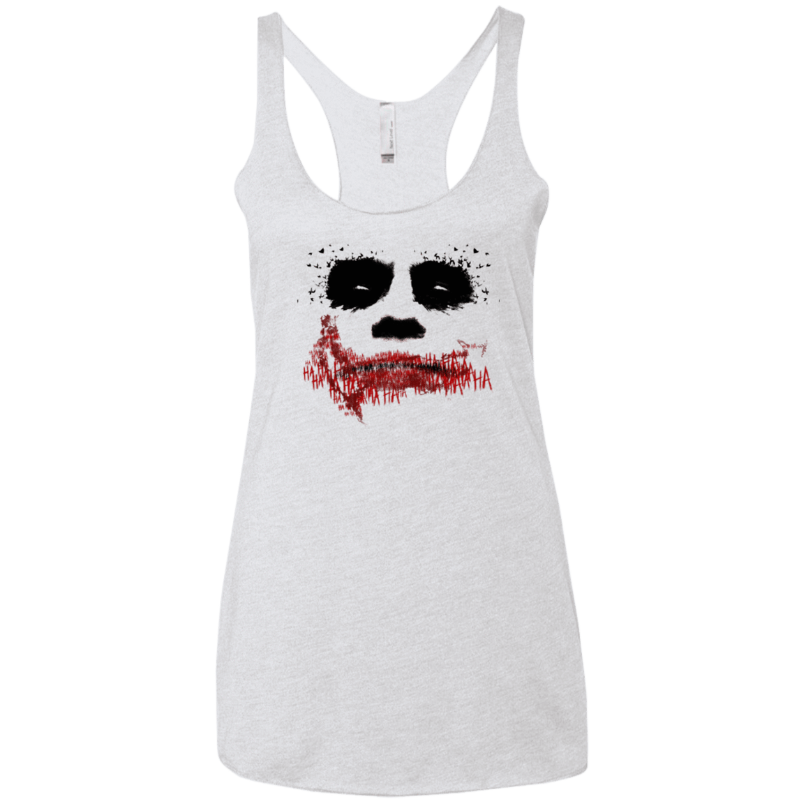 T-Shirts Heather White / X-Small Joker Women's Triblend Racerback Tank