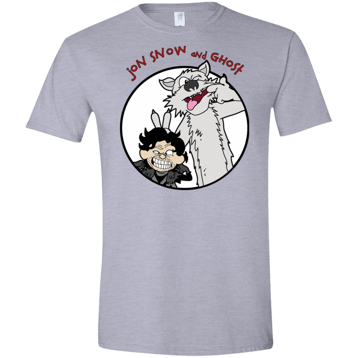 T-Shirts Sport Grey / X-Small Jon and Ghost Men's Semi-Fitted Softstyle