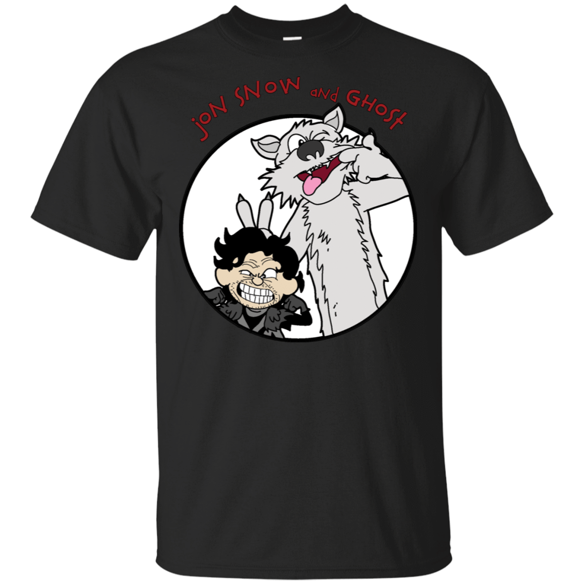T-Shirts Black / S Jon and Ghost T-Shirt