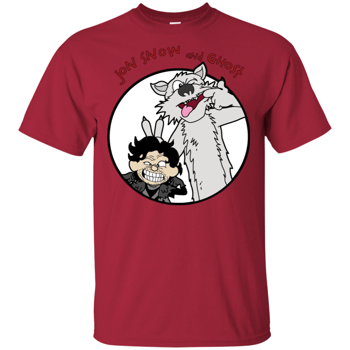 T-Shirts Cardinal / S Jon and Ghost T-Shirt