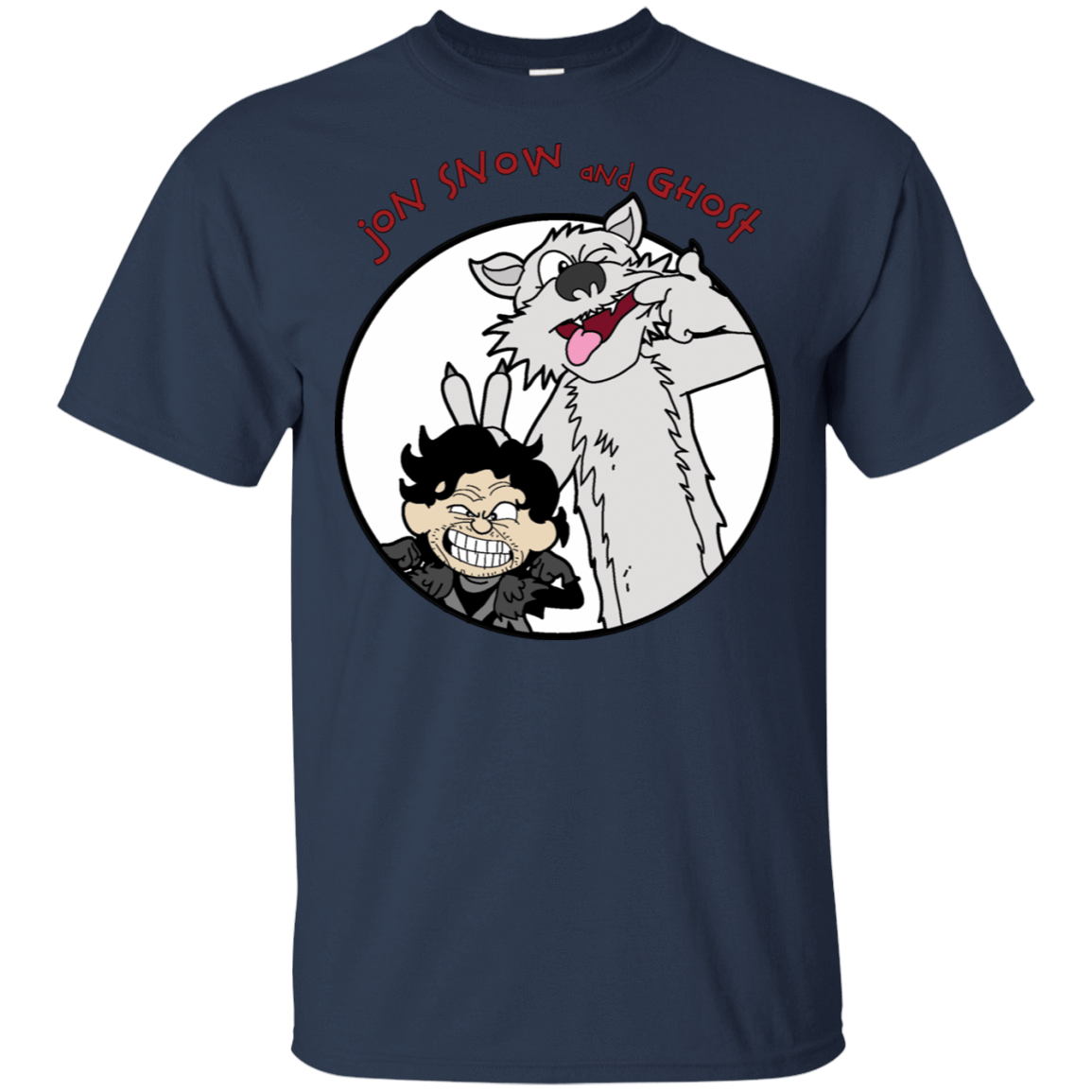 T-Shirts Navy / S Jon and Ghost T-Shirt