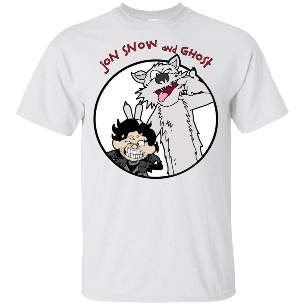 T-Shirts White / S Jon and Ghost T-Shirt