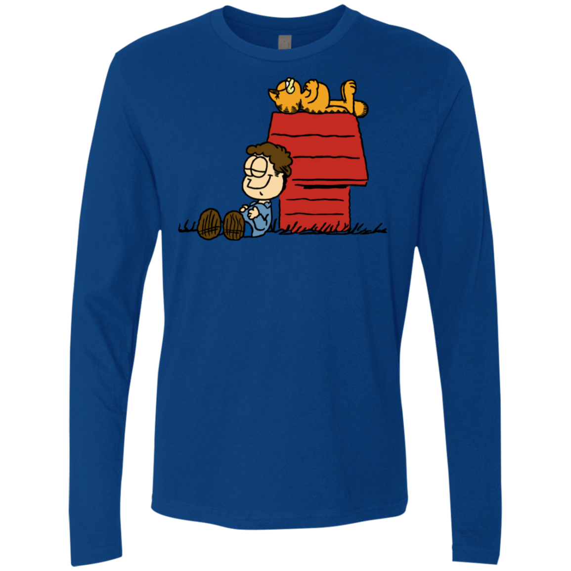 T-Shirts Royal / S Jon Brown Men's Premium Long Sleeve