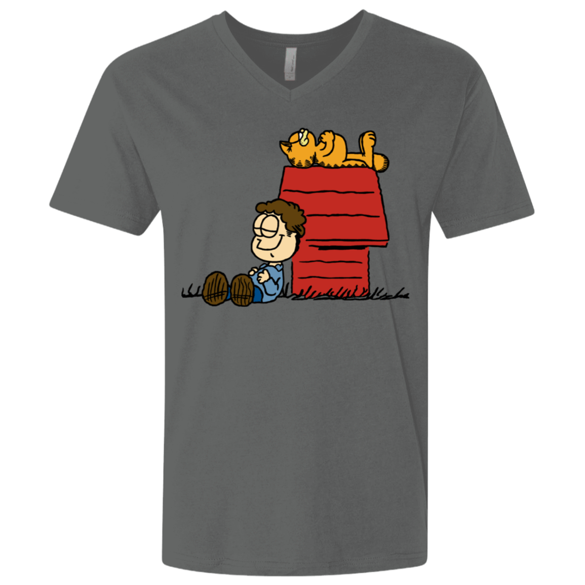 T-Shirts Heavy Metal / X-Small Jon Brown Men's Premium V-Neck