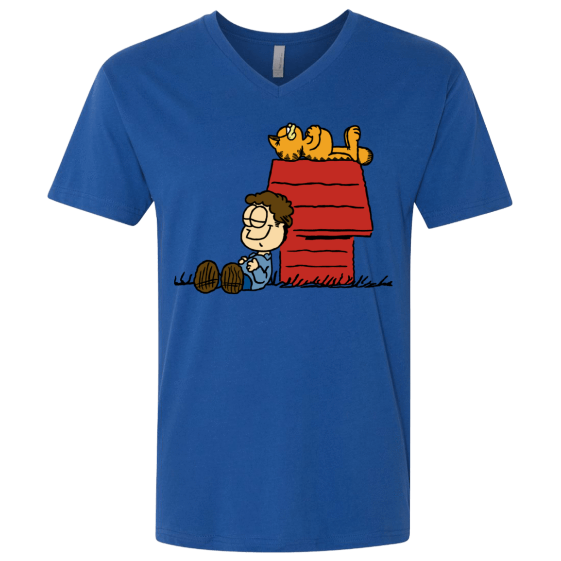 T-Shirts Royal / X-Small Jon Brown Men's Premium V-Neck