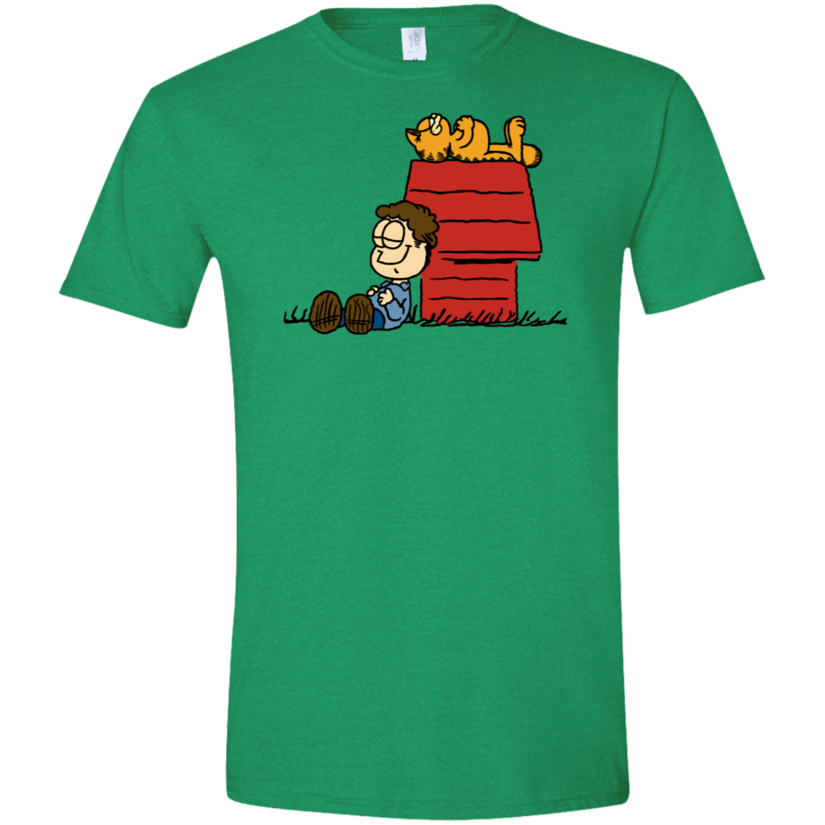 T-Shirts Heather Irish Green / S Jon Brown Men's Semi-Fitted Softstyle