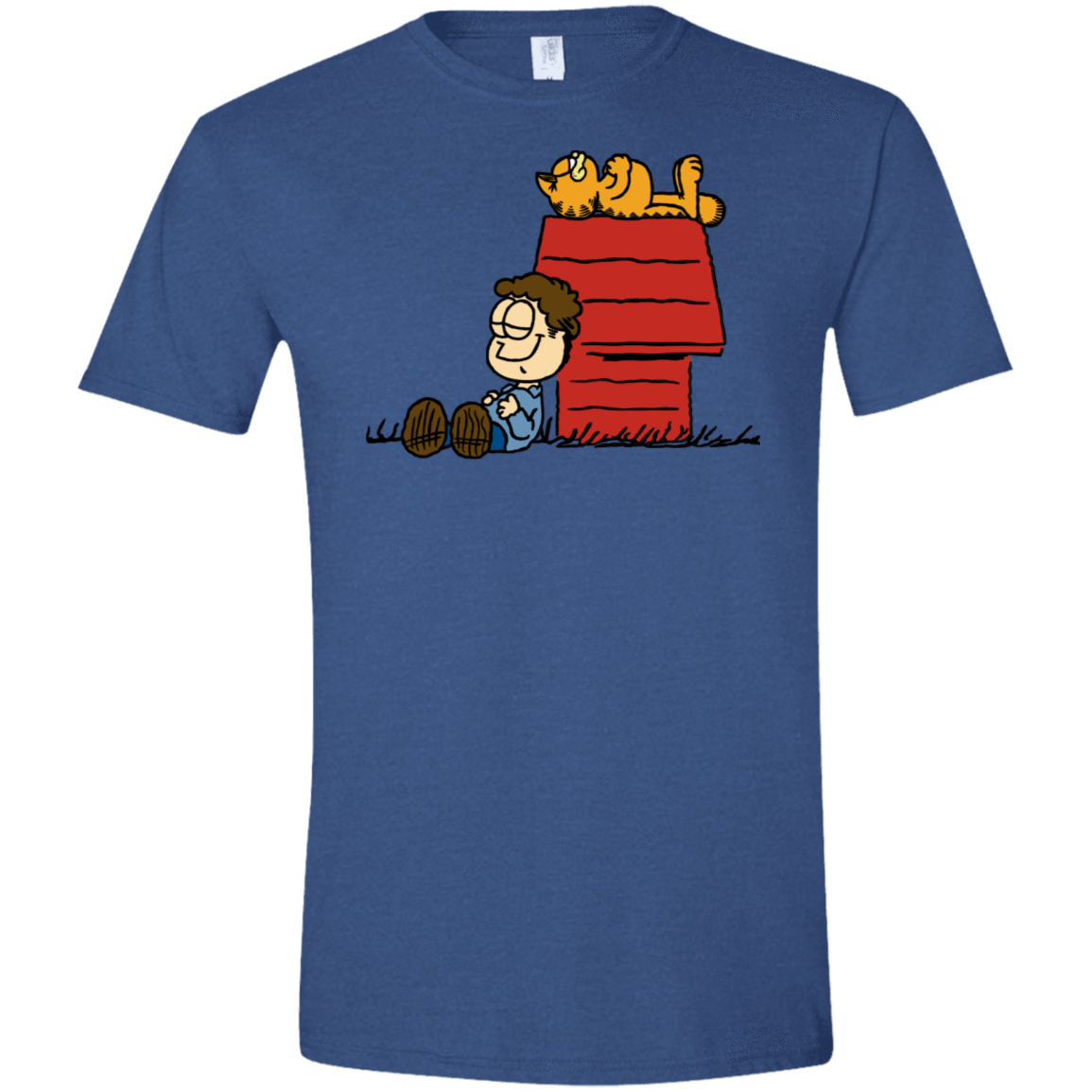 T-Shirts Heather Royal / X-Small Jon Brown Men's Semi-Fitted Softstyle