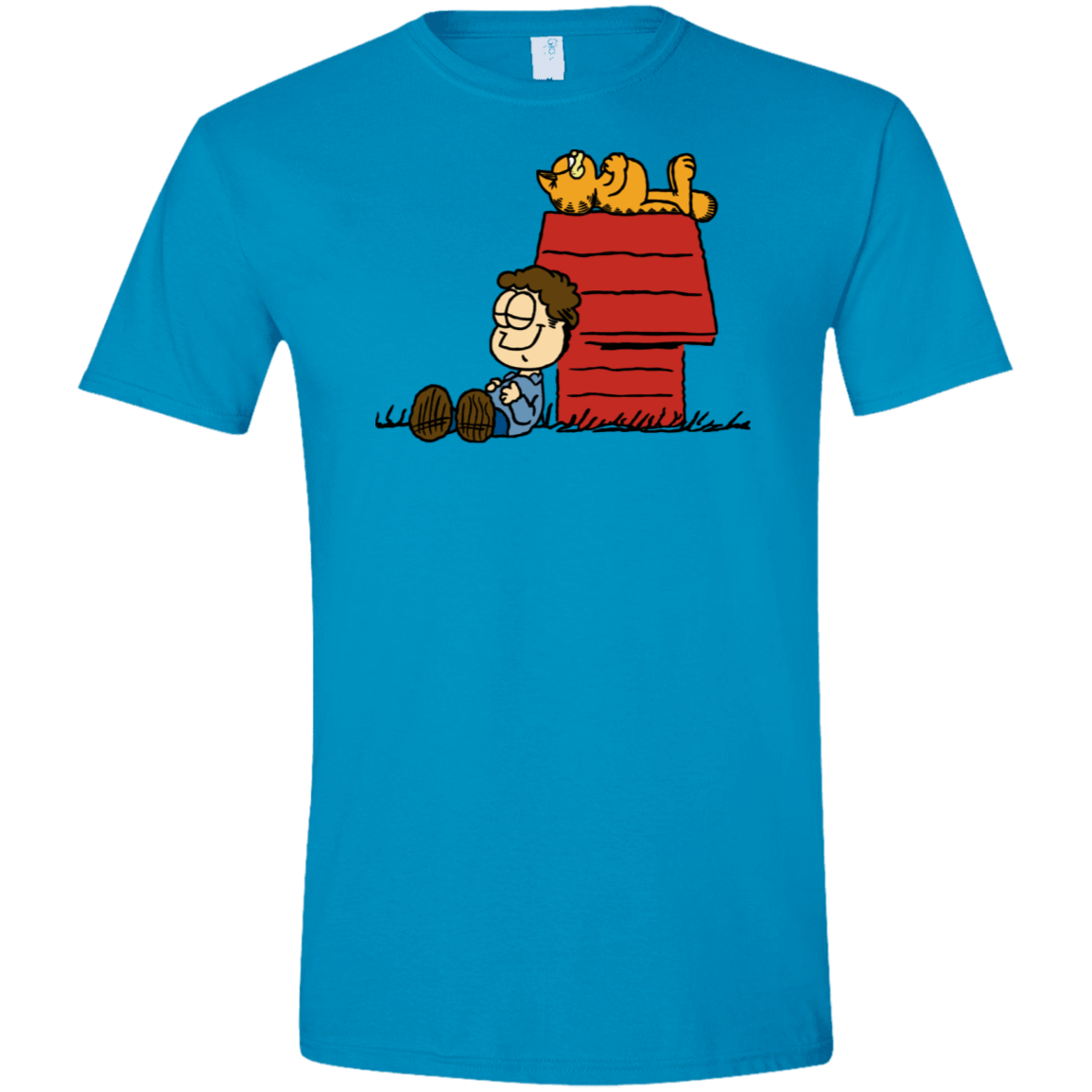 T-Shirts Sapphire / S Jon Brown Men's Semi-Fitted Softstyle