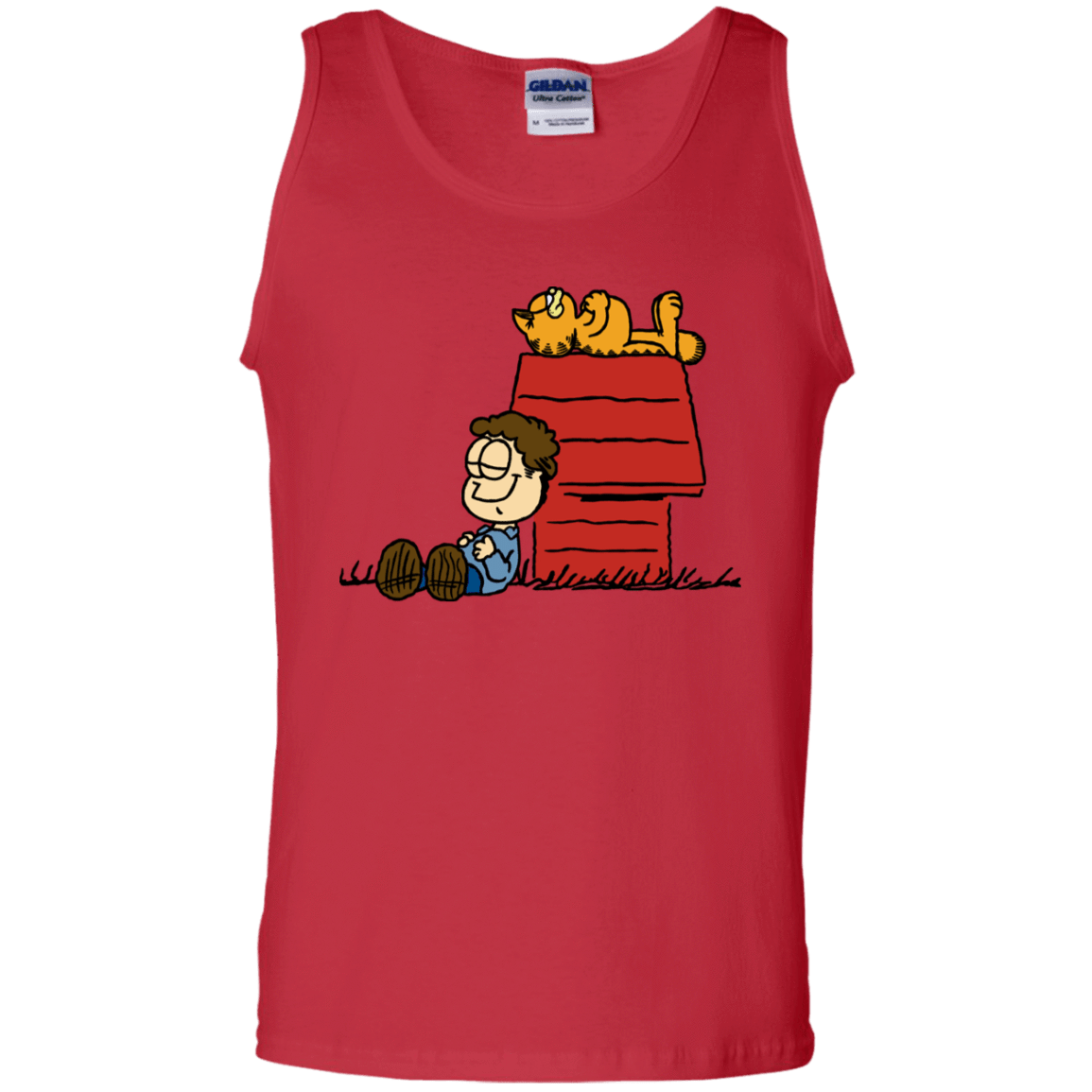T-Shirts Red / S Jon Brown Men's Tank Top