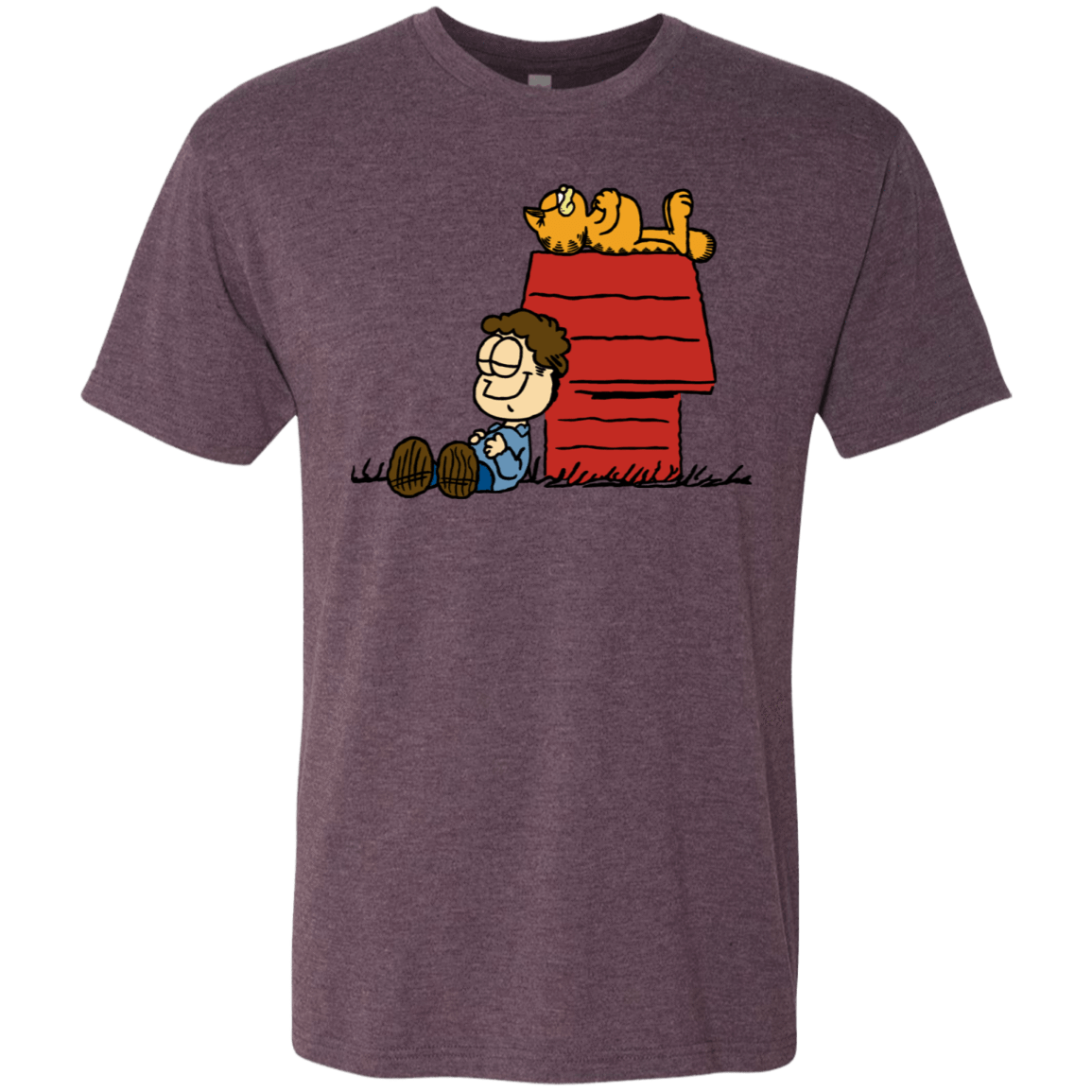 T-Shirts Vintage Purple / S Jon Brown Men's Triblend T-Shirt