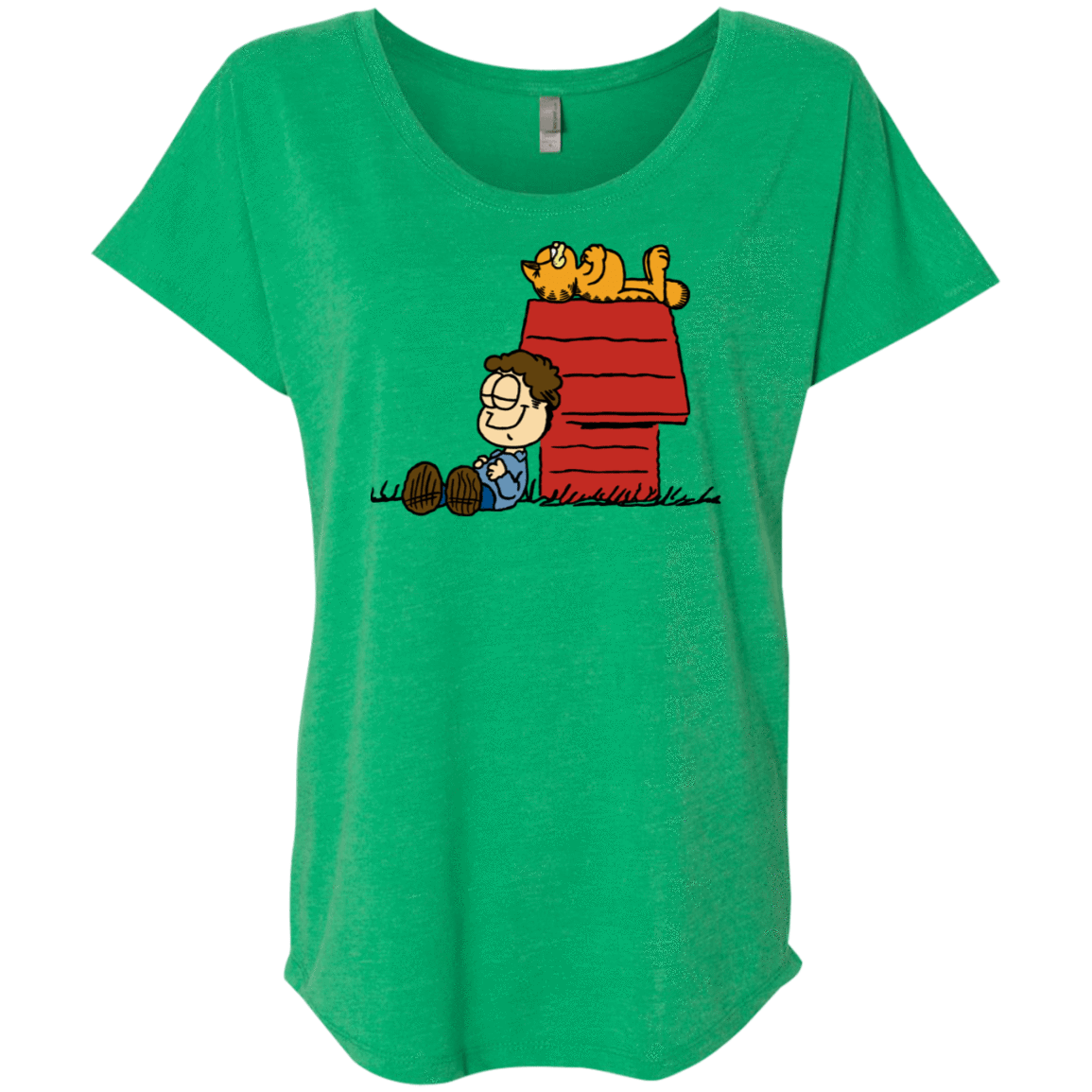 T-Shirts Envy / X-Small Jon Brown Triblend Dolman Sleeve