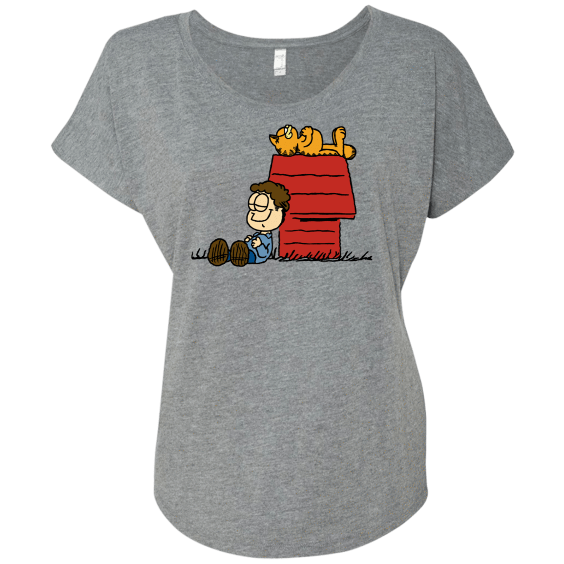 T-Shirts Premium Heather / X-Small Jon Brown Triblend Dolman Sleeve