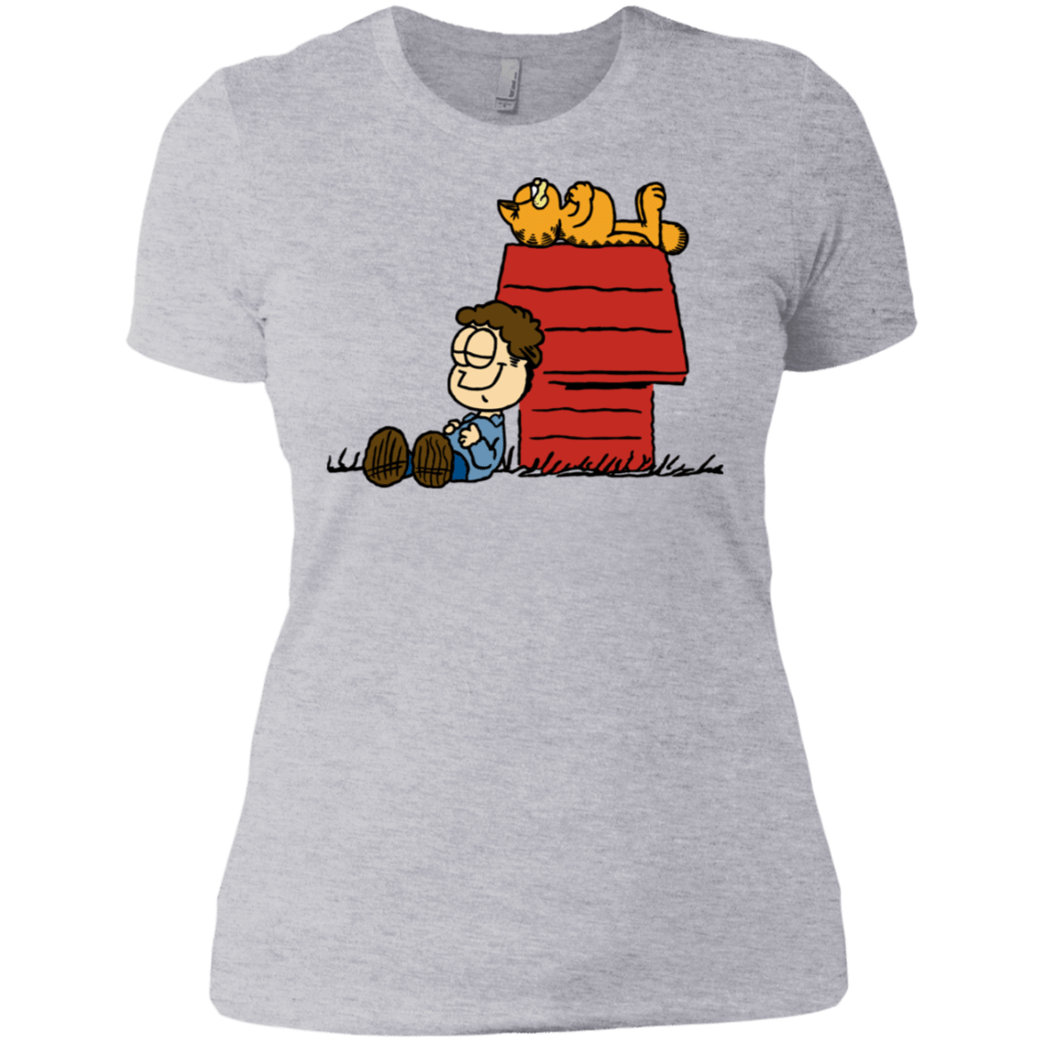 T-Shirts Heather Grey / X-Small Jon Brown Women's Premium T-Shirt