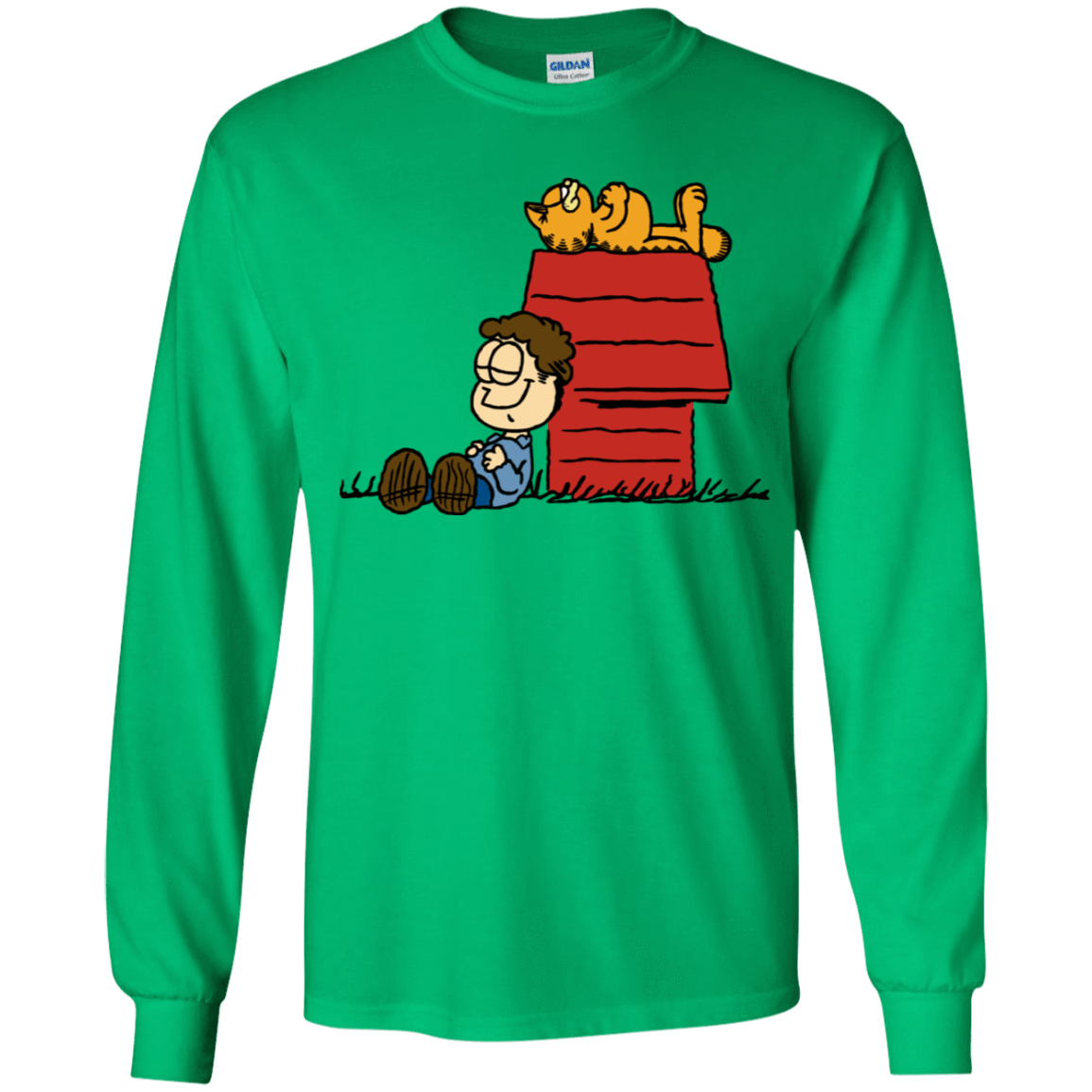 T-Shirts Irish Green / YS Jon Brown Youth Long Sleeve T-Shirt