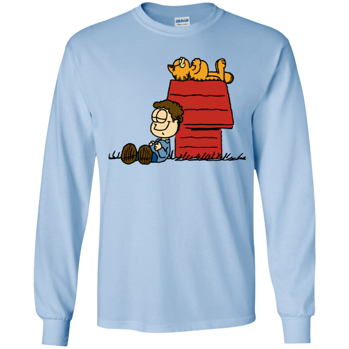 T-Shirts Light Blue / YS Jon Brown Youth Long Sleeve T-Shirt