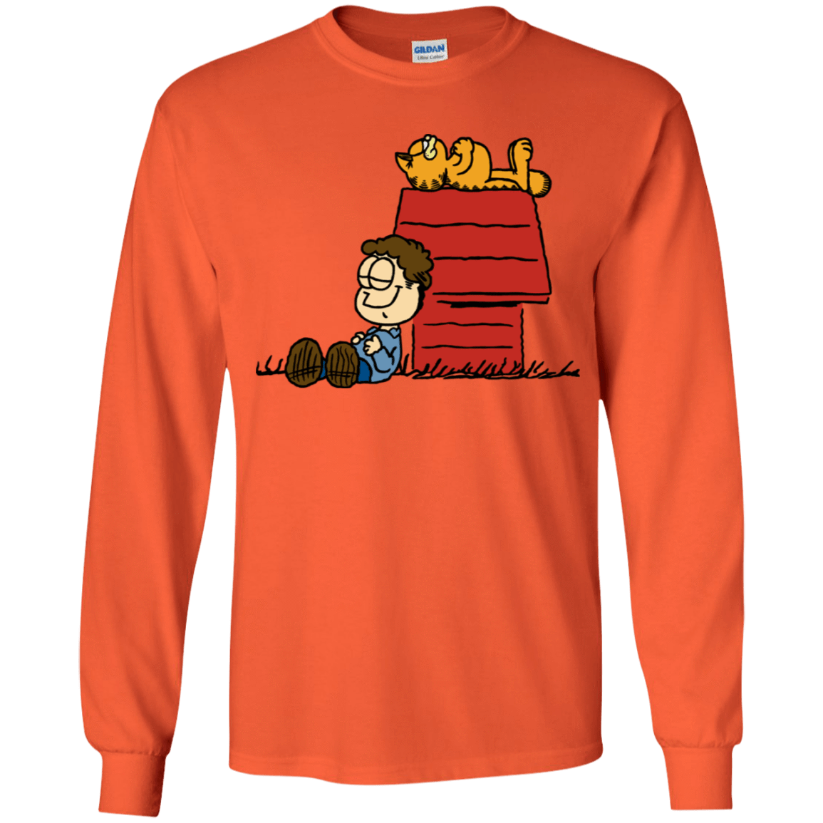 T-Shirts Orange / YS Jon Brown Youth Long Sleeve T-Shirt